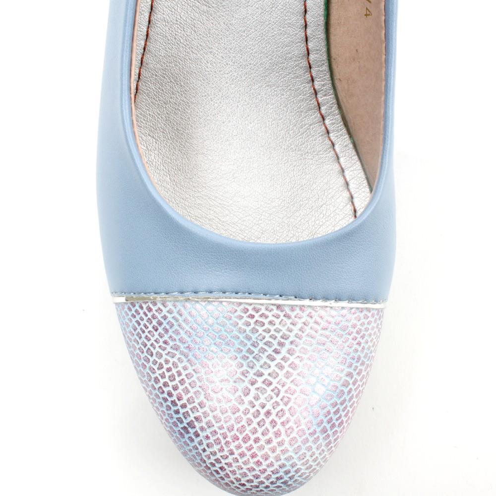 ZANNI &amp; CO CITADEL WEDGE SHOE BLUE