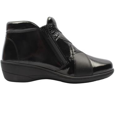SOFTMODE CLARA ANKLE BOOT - BLACKCROC