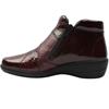 SOFTMODE CLARA ANKLE BOOT - WINE CROC
