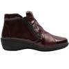 SOFTMODE CLARA ANKLE BOOT - WINE CROC