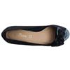 COCO1021 PEEP TOE SHOE - NAVY METALLIC