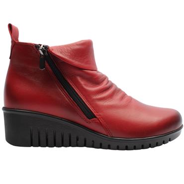 LOTUS CORDELIA BOOT - RED