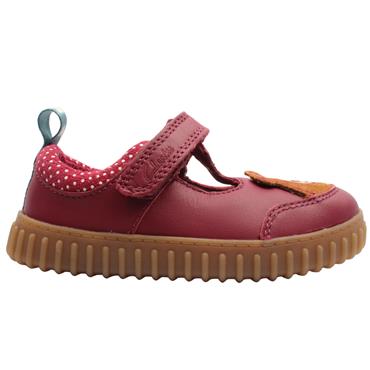 CLARKS COVE GLOW T SHOE - RASPBERRY F