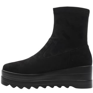 KATE APPLEBY CROSTON WEDGE BOOT - BLACK SUEDE