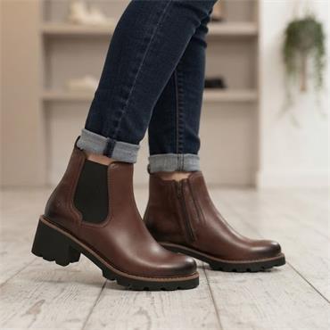 REMONTE D0A70 GUSSET BOOT - BROWN