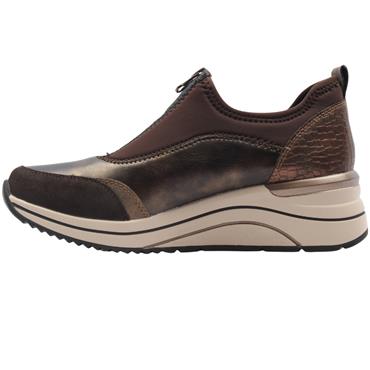 REMONTE D0T08 WEDGE SHOE - BROWN