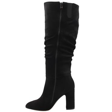 REDZ D5491 KNEE HIGH BOOT - BLACK SUEDE