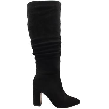REDZ D5491 KNEE HIGH BOOT - BLACK SUEDE