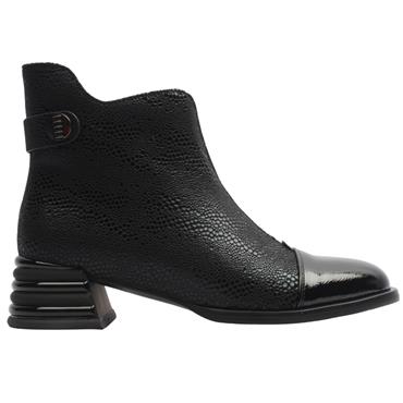 REDZ D6456 BOOT - BLACK PATENT