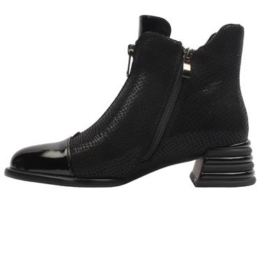 REDZ D6468 BOOT - BLACK PATENT