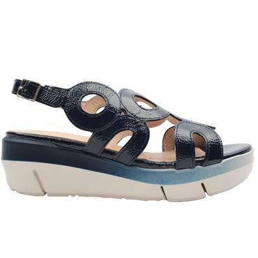 WONDERS D8282 SANDAL - NAVY