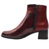 FLUCHOS D9199 ANKLE BOOT - BURGUNDY