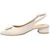FLUCHOS D9514 SLING BACKO LOW SHOE - NUDE