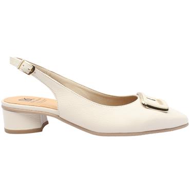 FLUCHOS D9514 SLING BACKO LOW SHOE - NUDE