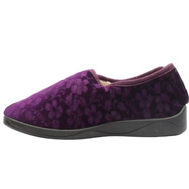 COZY TOES DAISY SLIPPER - PURPLE