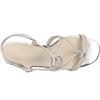 UNA HEALY DANCIN DARK SANDAL - CHROME