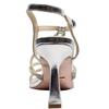 UNA HEALY DANCIN DARK SANDAL - CHROME