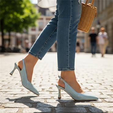 KATE APPLEBY DENHAM SLING BACK - BLUE