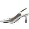KATE APPLEBY DENHAM SLING BACK - SILVER