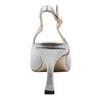 KATE APPLEBY DENHAM SLING BACK - SILVER