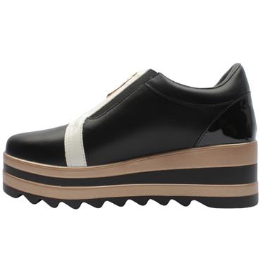 KATE APPLEBY DEVIZES SHOE - BLACK/WHITE