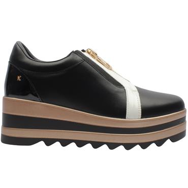 KATE APPLEBY DEVIZES SHOE - BLACK/WHITE