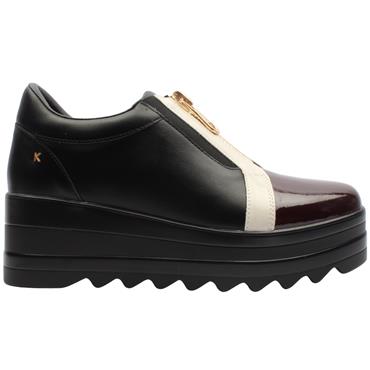 KATE APPLEBY DEVIZES SHOE - BLACK WINE