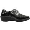 SOFTMODE ELMA VELCRO SHOE - BLACK MULTI