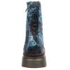 HEAVENLY FEET EVA JUNGLE VELOUR BOOT - BLUE