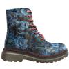 HEAVENLY FEET EVA JUNGLE VELOUR BOOT - BLUE