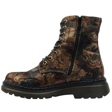 HEAVENLY FEET EVA JUNGLE VELOUR BOOT - BROWN MULTI