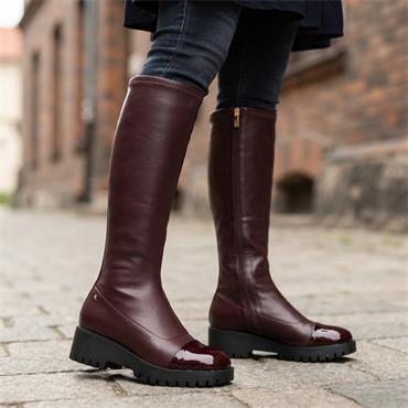 KATE APPLEBY EYBISTER BOOT - BURGUNDY