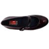 FLUCHOS F2247 STRAP SHOE - BURGUNDY PATENT