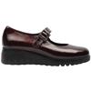 FLUCHOS F2247 STRAP SHOE - BURGUNDY PATENT