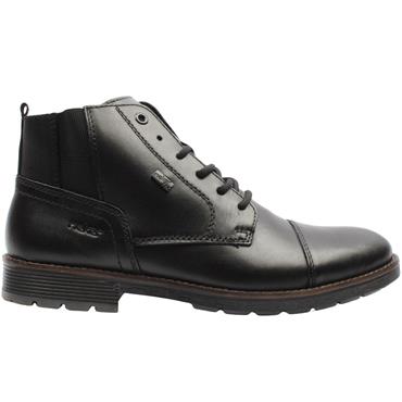 RIEKER F4512 LACED BOOT - Black