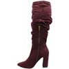 UNA HEALY FAMOUS FRIENDS BOOT - BURGUNDY