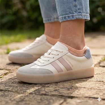 DRILLEYS FIFTY FOUR SHOE - WHITE BLUE
