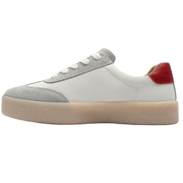 DRILLEYS FIFTY FOUR SHOE - WHITE RED