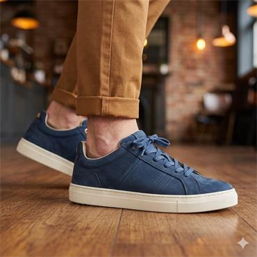 LLOYD AND PRYCE FLOOK SHOE - NAVY