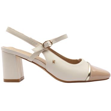 KATE APPLEBY FLOWTON SLING BACK - NUDE MULTI