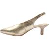 WONDERS G7133 SLING BACK HEELED SHOE - GOLD