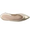 WONDERS G7133 SLING BACK HEELED SHOE - GOLD