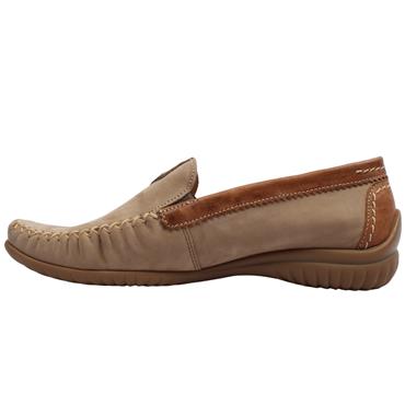 GABOR GAB090 LOAFER SHOE - BEIGE TAN