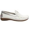 GABOR GAB090 LOAFER SHOE - WHITE SILVER