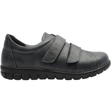 SOFTMODE GAIL VELCRO SHOE - GREY