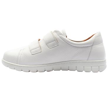 SOFTMODE GAIL VELCRO SHOE - WHITE