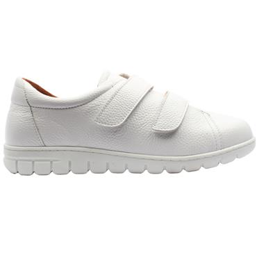 SOFTMODE GAIL VELCRO SHOE - WHITE