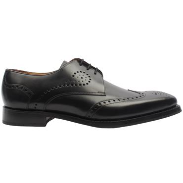 BARKER GEORGE LACED SHOE - Black