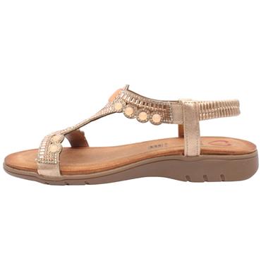 HEAVENLY FEET GLAMOUR SANDAL - ROSE GOLD