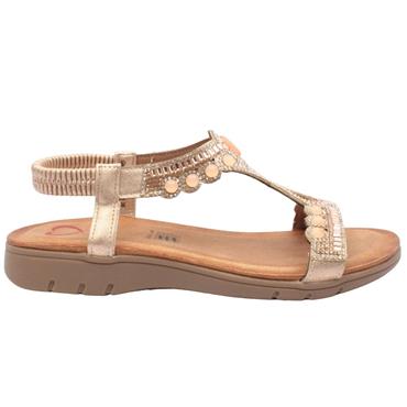HEAVENLY FEET GLAMOUR SANDAL - ROSE GOLD